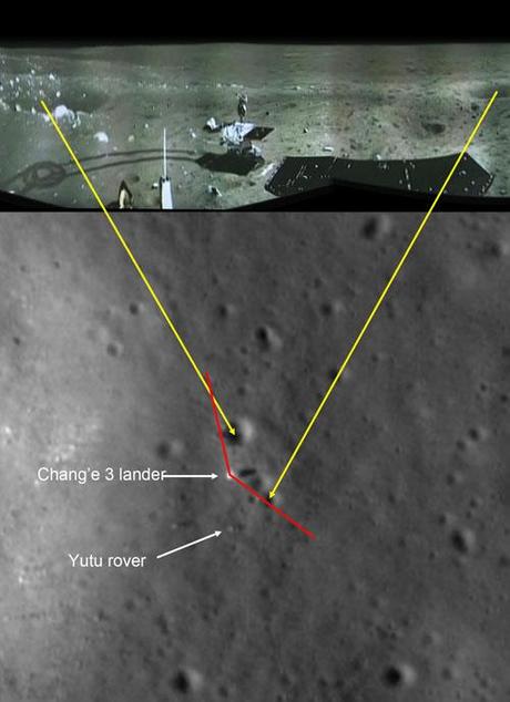 Chang'E 3 map