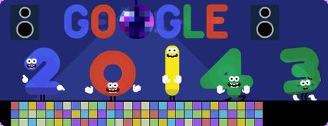 Buon 2014 con il doodle di Google!