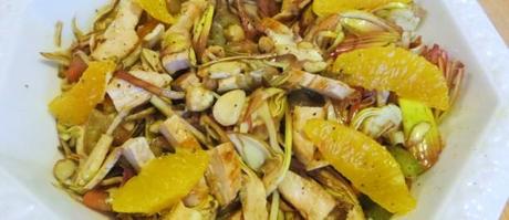 petto di pollo, carciofi