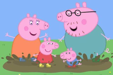 03 peppa pig pozzanghere fango cartoons cartone animato vita su marte