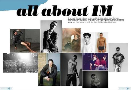 INDEPENDENT MEN DIARY DECEMBER 2013 FASHION MODELS LIFESTYLE