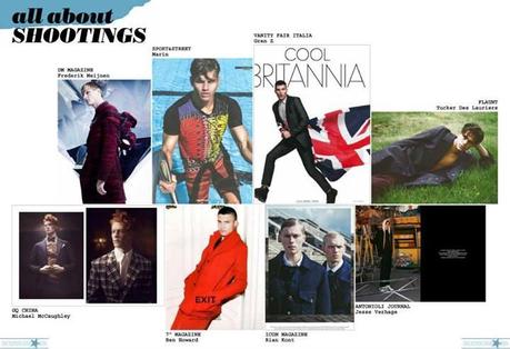 INDEPENDENT MEN DIARY DECEMBER 2013 FASHION MODELS LIFESTYLE