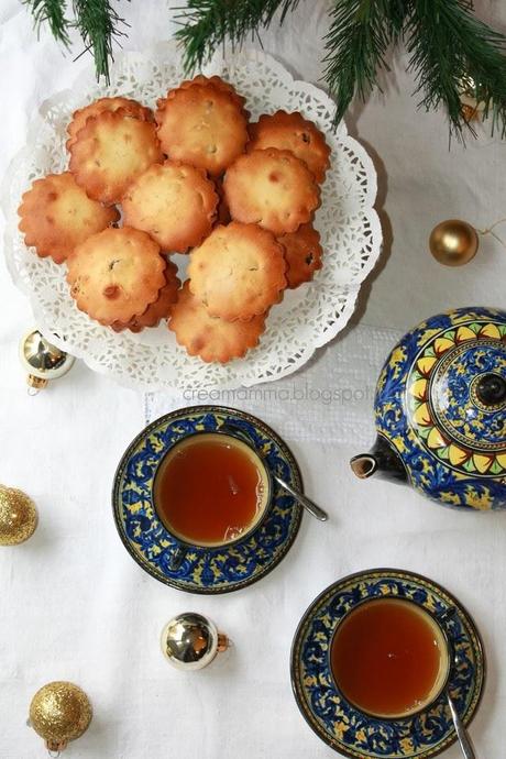 Tortine con uvetta al Calvados