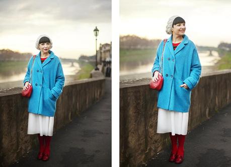 smilingischic, fashion blog, Sandra Bacci,goodbye melancholy, outfit, Firenze, Lungarni, outfit colorato per le feste, bag Chanel , Smilingischic-1003-doppia