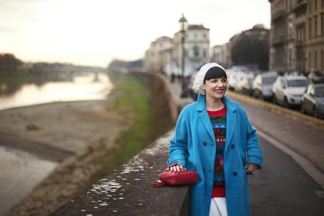 smilingischic, fashion blog, Sandra Bacci,goodbye melancholy, outfit, Firenze, Lungarni, outfit colorato per le feste, bag Chanel , Smilingischic-1001