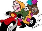 Milano, piazza Castello, gennaio Befana Benefica Moto Club Ticinese