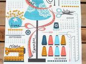 vacanze natalizie: towel 2014 calendars spoonflower