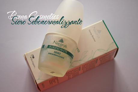 Bema Cosmetici, Siero Sebonormalizzante linea Natùrys - Review