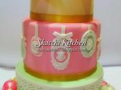 Christmas Baptism Cake