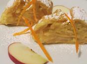 Strudel alla crema, mele annurche arancia