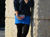 Light blue skirt