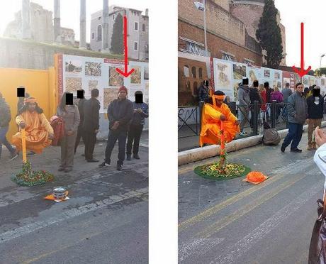 I fachiri arancioni che ammorbano la città? Ecco come sono militarmente organizzati