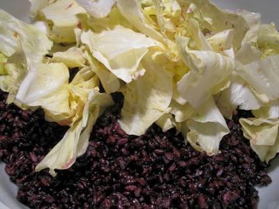 Insalata di Riso Venere e Radicchio Variegato di Castelfranco