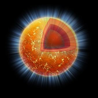 Rappresentazione artistica di una stella di neutroni. Crediti: NASA/CXC/M.Weiss
