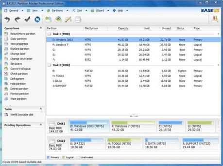 EASEUS Partition Master Professional 65538 EaseUS Partition Master Professional 9.3 Gratis: Gestire le partizioni su Windows facilmente
