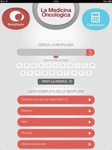 La Medicina Oncologica: gli schemi terapeutici a portata di tablet