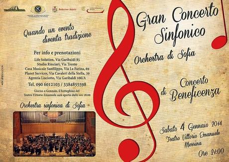 GRAN CONCERTO SINFONICO DI BENEFICENZA AL TEATRO VITTORIO EMANUELE