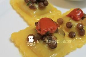 RAVIOLI  CON COTECHINO E LENTICCHIE 9