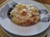 Risotto mele speck