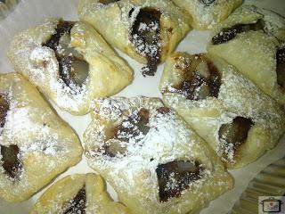 SFOGLIATINE CON NUTELLA E PERE