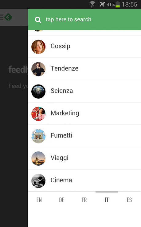 Tenersi sempre informati con Feedly, l'aggregatore di notizie del momento. (Smartphone/Tablet)