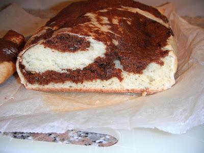 Pasta brioche in black & white ...e lo scampato disastro!