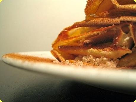 Crêpes con ragusano, marmellata e profumo di fiori d'arancio