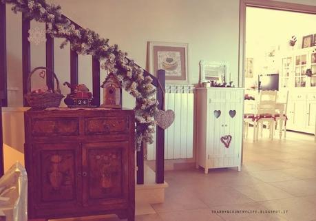 Corners of the House [ My Home at Christmas: Hallway ]-shabby&countrylife.blogspot.it