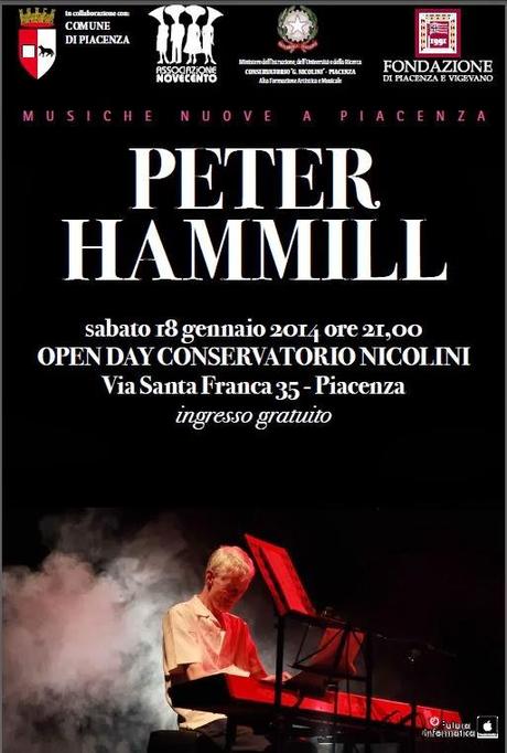 Il professor Peter Hammill... a Piacenza
