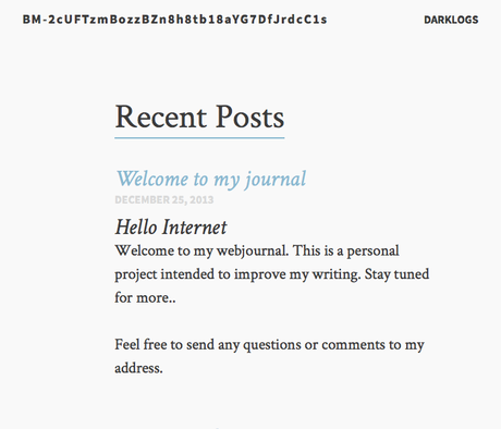 bitmessage darklogs Darklogs: Creare un blog anonimo usando Bitmessage [Web 2.0]