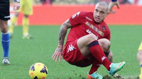 Serie A 2013/14, Chievo-Cagliari, Radja Nainggolan (Ap/LaPresse)