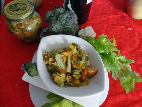 Giardiniera fatta in casa