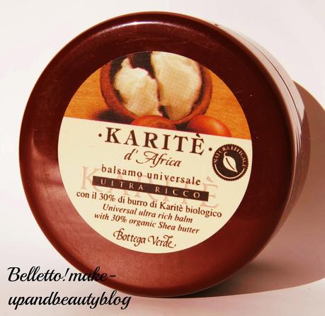 Bottega Verde - Karitè balsamo universale ultra ricco col 30% di burro di Karitè biologico