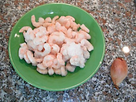 Risotto allo zafferano e gamberetti