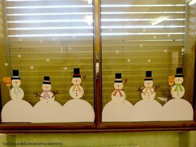 TANTI PUPAZZI DI NEVE PER LA CLASSE