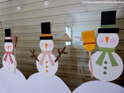 TANTI PUPAZZI DI NEVE PER LA CLASSE