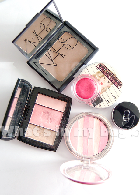 Best 5 products of the year (2013): Blushes, Highlighters, Bronzer