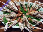 Scampi pancetta croccante