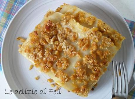 lasagne con ragu di lenticchie