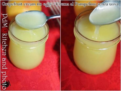 Grapefruit cream no eggs - Crema al Pompelmo senza uova