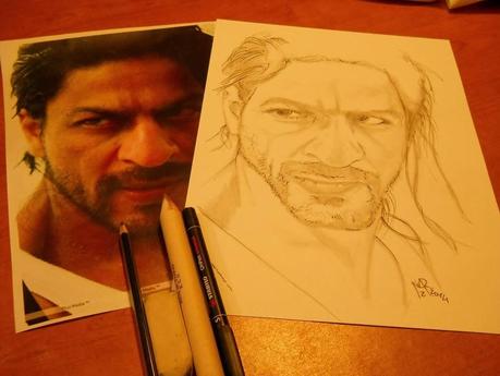 Stò tornando al disegno... oggi Shah Rukh Khan