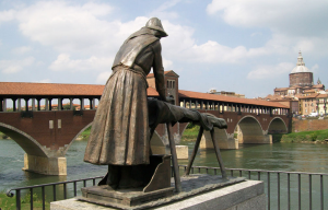 Una foto del Ponte Coperto, a Pavia (icoloridellanatura.blogspot.com)