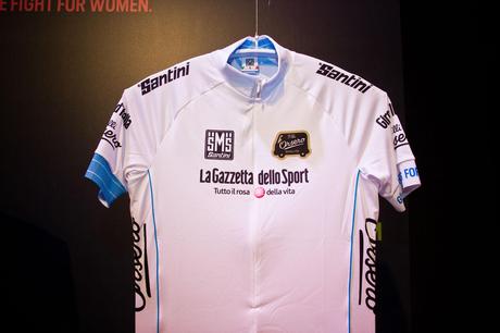 Giro d’Italia 2014, presentazione maglia rosa con Trifoglio