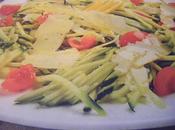 Carpaccio zucchine pomodorini parmigiano