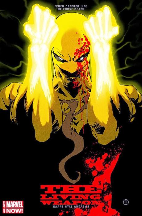 ALL-NEW MARVEL NOW! AD APRILE KAARE ANDREWS LANCERÀ IRON FIST: THE LEAVING WEAPON