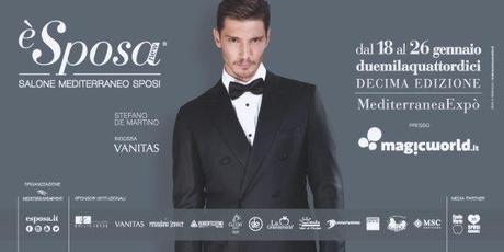 STEFANO DE MARTINO TESTIMONIAL E' SPOSA NAPOLI EVENTO MATRIMONIO 2014