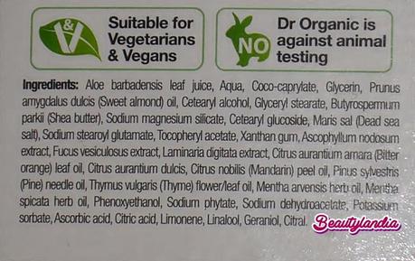 DR. ORGANIC - Crema mani idratante ai sali del Mar Morto -