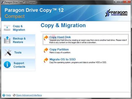 paragon drive copy 12 compact Paragon Drive Copy 14 Compact Gratis: Spostare File o un intero sistema operativo tra 2 PC [Windows App]