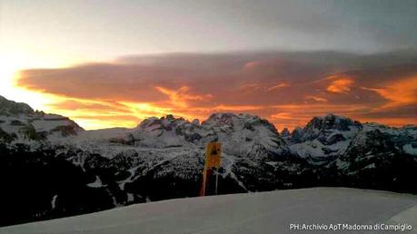 #trentinoskisunrise la sorpresa di Neveitalia