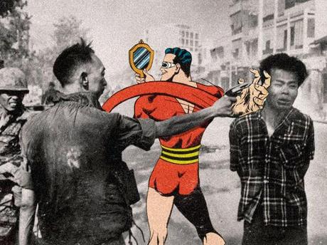 War Photography X Vintage Comics Project plasticman